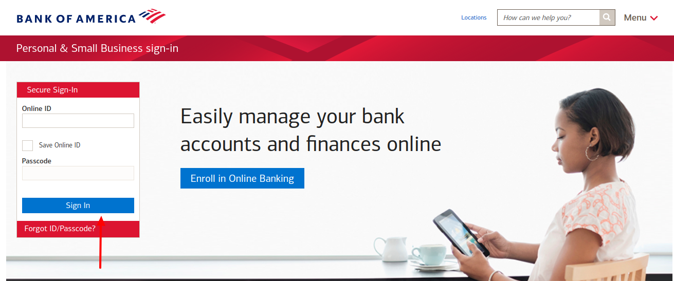 Bank of America Sign In